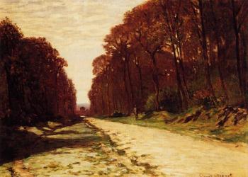 Claude Oscar Monet : Road in a Forest
